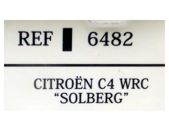 CITROEN C4 WRC SOLBERG REF.6482 TECNITOYS