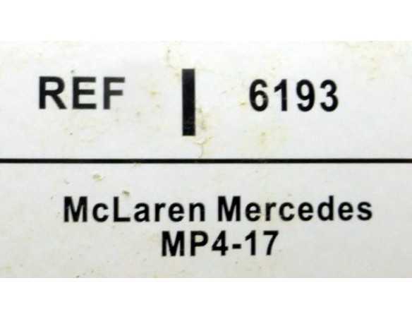 MCLAREN MERCEDES MP4-17 REF.6193 TECNITOYS