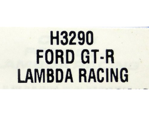 FORD GT-R LAMBDA RACING REF.H3290 SUPERSLOT