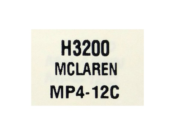 MCLAREN MP4-12C REF.H3200 SUPERSLOT