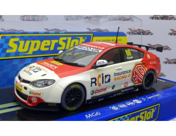 MG6 2016 BTCC  BRITISH TOURING CAR CHAMPIONSHIP Nº66 REF.H3863 SUPERSLOT