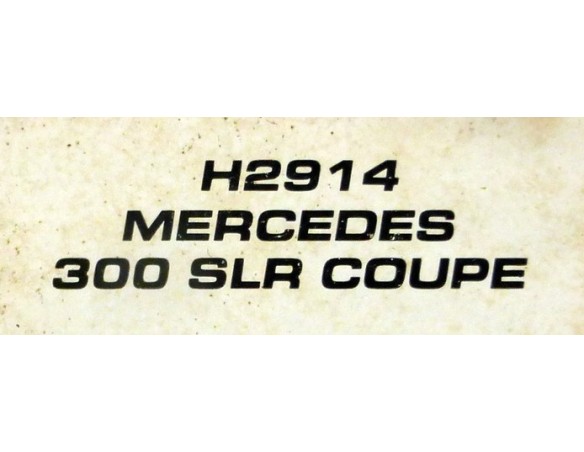 MERCEDES 300 SLR COUPE REF.H2914 SUPERSLOT