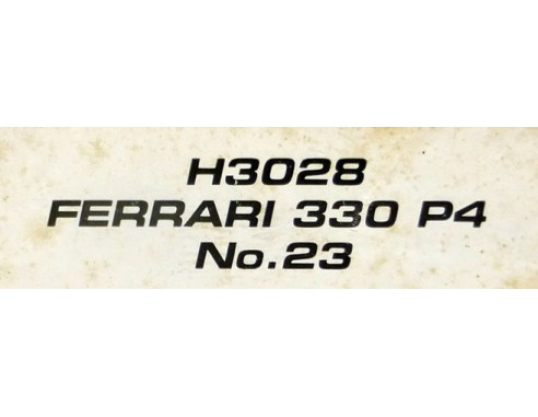 FERRARI 330 P4 Nº23 REF.H3028 SUPERSLOT