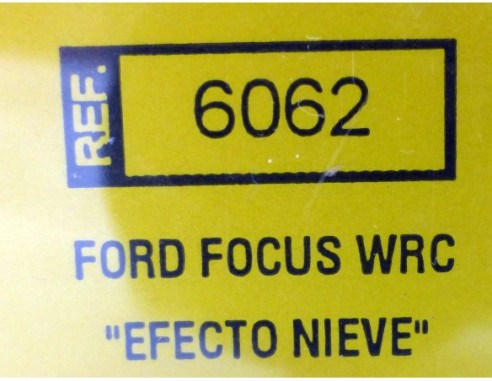 FORD FOCUS WRC EFECTO NIEVE REF.6062 TECNITOYS