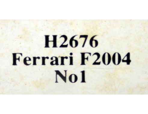 FERRARI F2004 Nº1 SCHUMACHER REF.H2676 SUPERSLOT