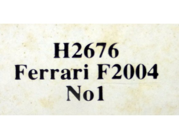 FERRARI F2004 Nº1 SCHUMACHER REF.H2676 SUPERSLOT
