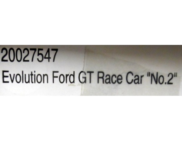 EVOLUTION FORD GT RACE CAR Nº2 REF.20027547 CARRERA