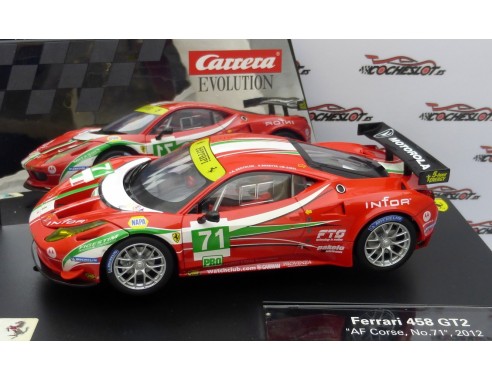 EVOLUTION FERRARI 458 GT2 ITALIA AF CORSE 2012 Nº71 REF.27426 CARRERA