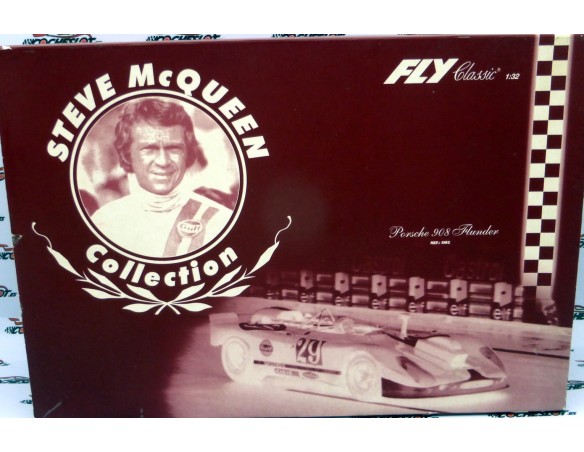PORSCHE 908 THUNDER STEVE MCQUEEN CAJA ROJA FLY CLASSIC  REF. SM2 FLY
