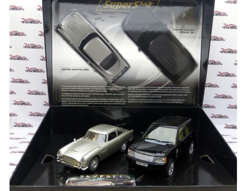 ASTON MARTIN DB5 Y RANGE ROVER "SKYFALL JAMES BOND 007" REF. H3268A SUPERSLOT
