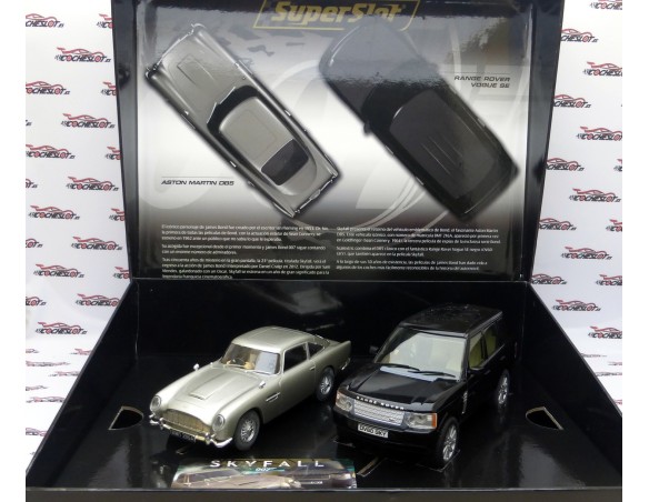 ASTON MARTIN DB5 Y RANGE ROVER "SKYFALL JAMES BOND 007" REF. H3268A SUPERSLOT