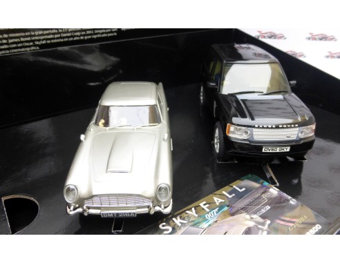 ASTON MARTIN DB5 Y RANGE ROVER "SKYFALL JAMES BOND 007" REF. H3268A SUPERSLOT