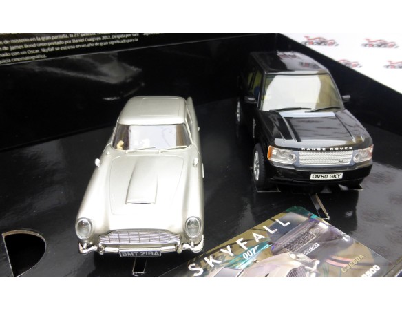 ASTON MARTIN DB5 Y RANGE ROVER "SKYFALL JAMES BOND 007" REF. H3268A SUPERSLOT