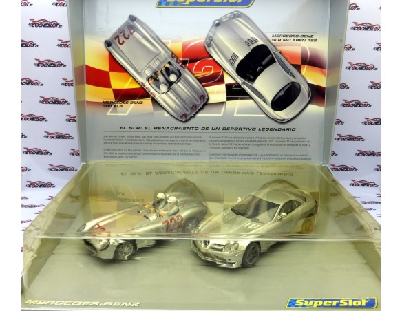 LA MILLE MIGLIA DE 1955 EDICIÓN LIMITADA MERCEDES SLR McLAREN 722 Y MERCEDES 300 REF. H2783A SUPERSLOT