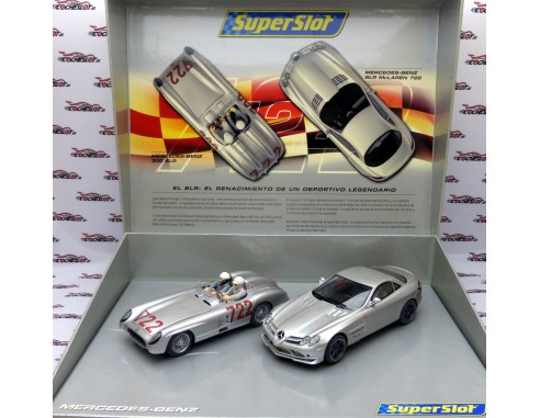 LA MILLE MIGLIA DE 1955 EDICIÓN LIMITADA MERCEDES SLR McLAREN 722 Y MERCEDES 300 REF. H2783A SUPERSLOT