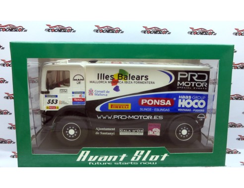 MAN TRUCK DAKAR 2005 PROMOTOR REF.50403 AVANT SLOT