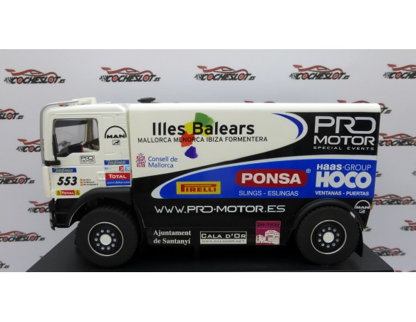 MAN TRUCK DAKAR 2005 PROMOTOR REF.50403 AVANT SLOT