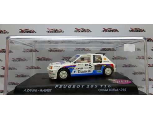 PEUGEOT 205 T16 Nº5 COSTA BRAVA 1986  A. ZANINI / R.AUTET REF.0400506 SPIRIT