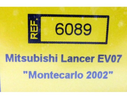 MITSUBISHI LANCER EVO VII MC RAE MONTECARLO 2002 REF.6089 TECNITOYS