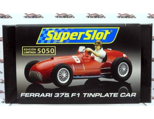 FERRARI 375 F1 TINPLATE CAR REF.H2928A SUPERSLOT