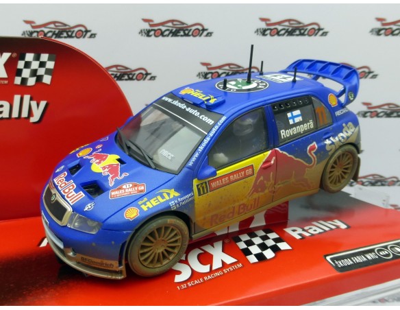 SKODA FABIA RED ULL DIRT EFFECT REF.63490 SCX