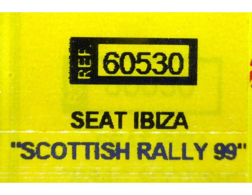 SEAT IBIZA SCOTTISH RALLY 99 REF.60530 SCX