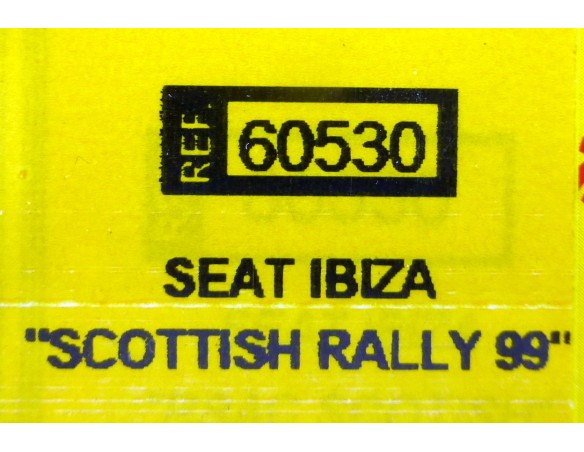 SEAT IBIZA SCOTTISH RALLY 99 REF.60530 SCX