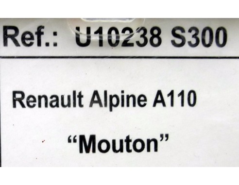RENAULT ALPINE A110 AMARILLO ALTAYA