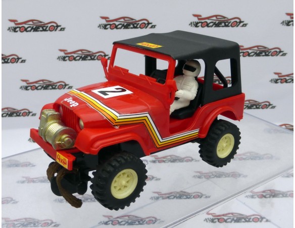 JEEP CJ-5 ROJO CON CAPOTA REF.2200 STS EXIN