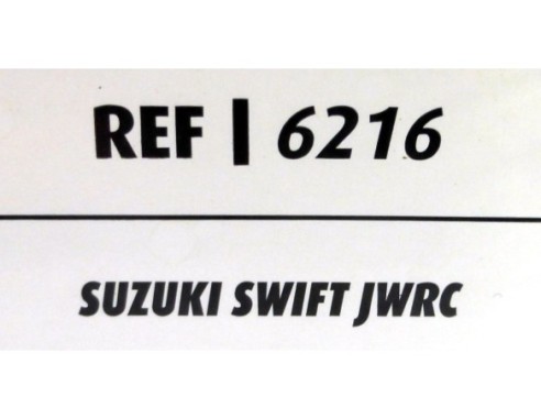 SUZUKI SWIFT JWRC AMARILLO HELIX REF.6216 TECNITOYS