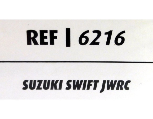 SUZUKI SWIFT JWRC AMARILLO HELIX REF.6216 TECNITOYS