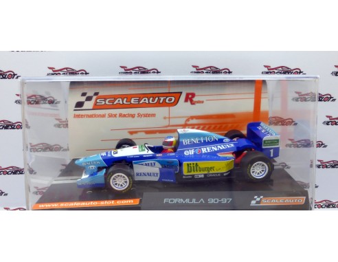FORMULA 90-97 1995 Nº1 BLUE-WHITE BITBURGER REF.SC6305 SCALEAUTO