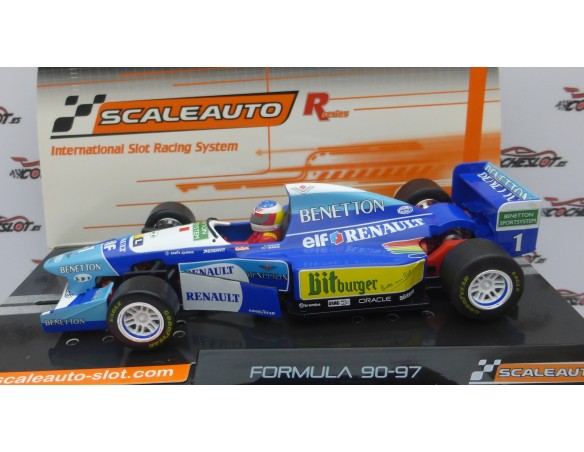FORMULA 90-97 1995 Nº1 BLUE-WHITE BITBURGER REF.SC6305 SCALEAUTO
