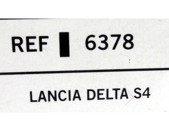 LANCIA DELTA S4 NEGRO DORADO ESSO REF.6378 TECNITOYS