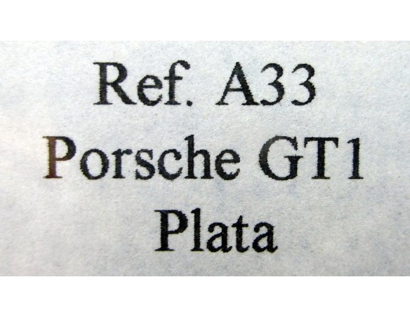 PORSCHE GTI PLATA SILVERSTONE 97 REF.A33 FLY