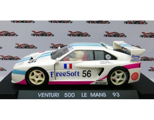 VENTURI 500  “Le Mans 93” Blanco,rayas verdes - Nº 56 REF.A11 FLY