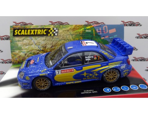 SUBARU IMPREZA WRC WORLD CHAMPION EFECTO NIEVE FIRMADO POR SOLBERG REF.6149 TECNITOYS