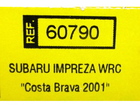 SUBARU IMPREZA WRC COSTA BRAVA 2001 Nº5 REF.60790 SCX