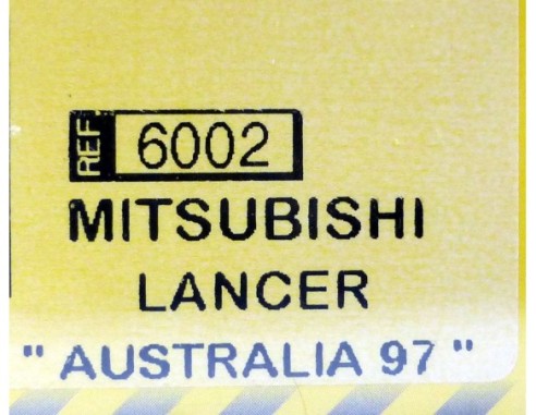 MITSUBISHI LANCER AUSTRALIA 97 ROJO REF.6002 TECNITOYS
