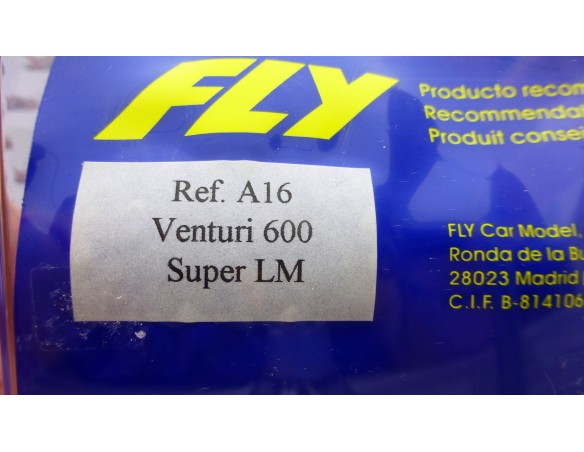 VENTURI 600 SLM “Le Mans 95” Gris - Nº 44 REF.A16 FLY