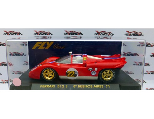 FERRARI 512 S    “8º Buenos Aires 71” ROJO REF.C3 FLY