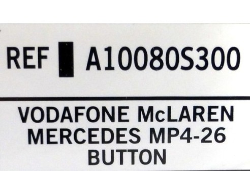 VODAFONE MCLAREN MERCEDES MP4-26 BUTTON,REF.A10080S300.EDUCA