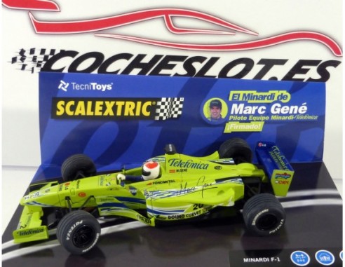MINARDI F-1 MARC GENE TELEFONICA FIRMADO TECNITOYS
