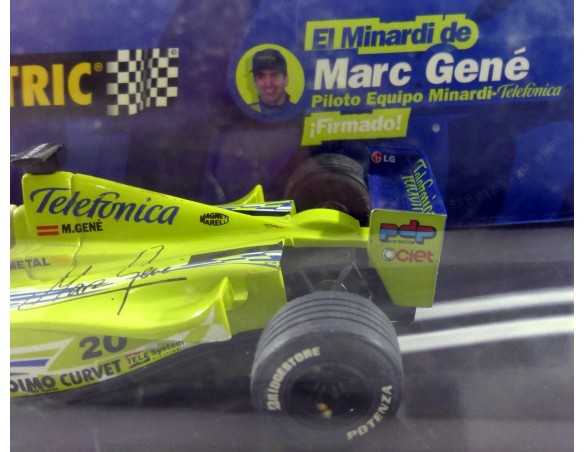 MINARDI F-1 MARC GENE TELEFONICA FIRMADO TECNITOYS