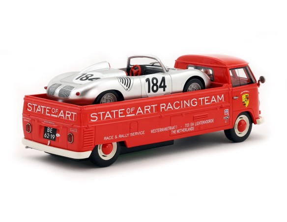 Volkswagen T1 Van + Porsche RS 718 Spyder   1st Targa Florio 1960  REF. SSA2401 Avant Slot