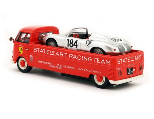 Volkswagen T1 Van + Porsche RS 718 Spyder   1st Targa Florio 1960  REF. SSA2401 Avant Slot