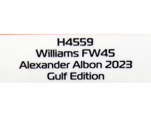Williams FW45  Alex Albon - Gulf Edition REF: H4559 SUPERSLOT