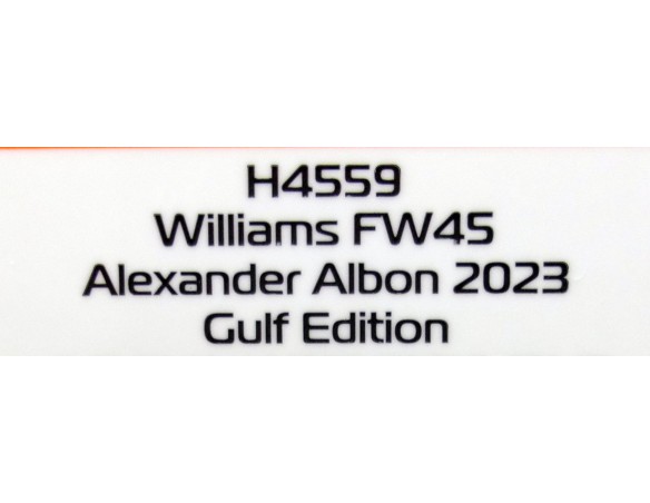Williams FW45  Alex Albon - Gulf Edition REF: H4559 SUPERSLOT