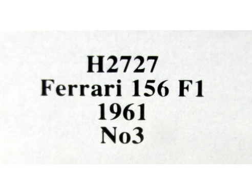 FERRARI 156 F1 1961 Nº3 REF.H2727 SUPERSLOT
