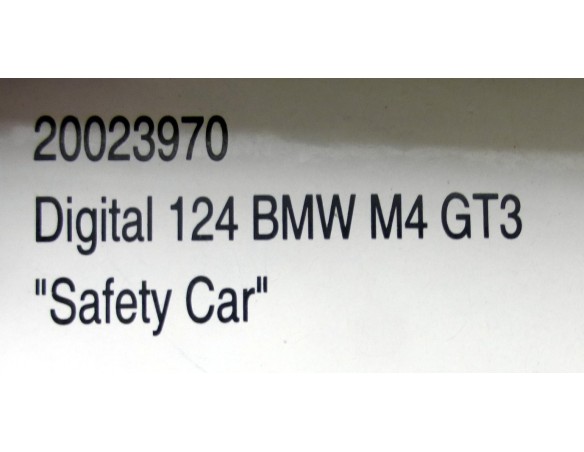 BMW M4 GT3 "coche de seguridad"  REF.23970 CARRERA DIGITAL 1/24